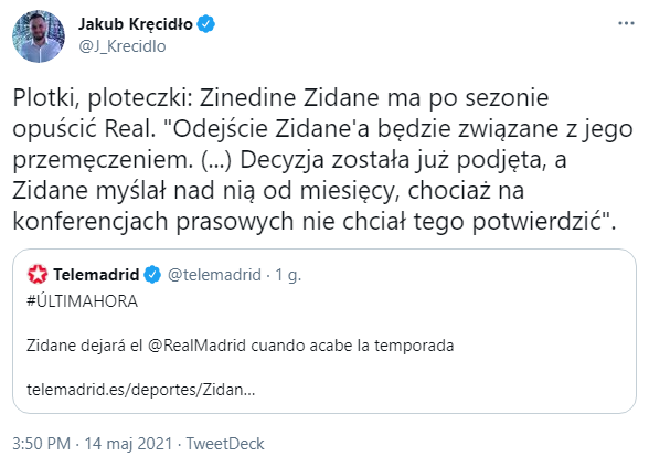 PLAN Zidane'a na kolejny sezon!